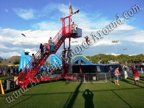Zero shock stunt jumping tower rental CO